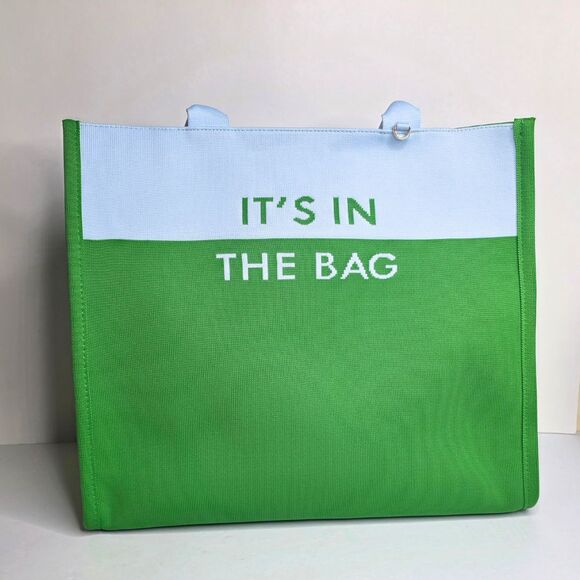 Kate Spade NY x Target Colorblock Knit Tote Bag Green / Blue - It's In The Bag - Picture 2 of 7